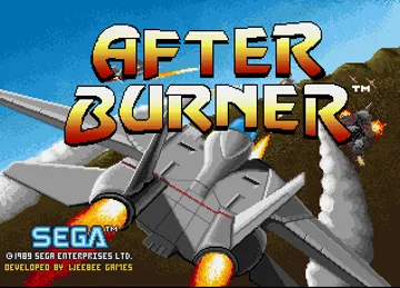 After Burner (Sega) screen shot title